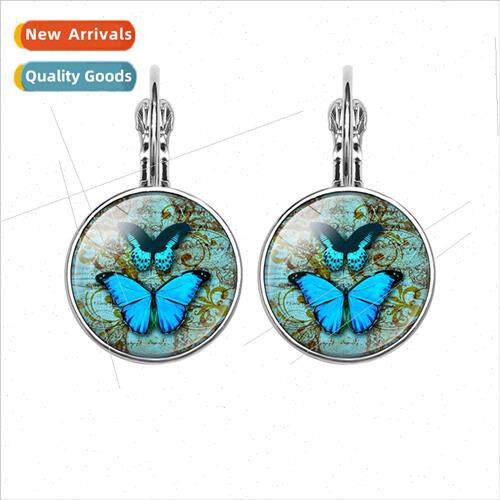 Accessories Vintage Butterfly Time Gemstone Crystal Ear Hook