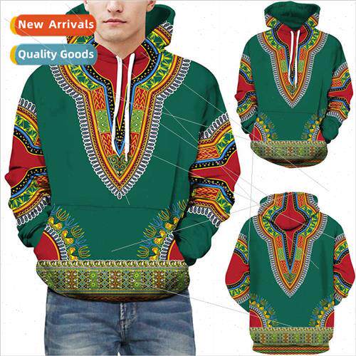 Spring and Autumn New Hoodie 3D Printed Long Sleeve Fashion