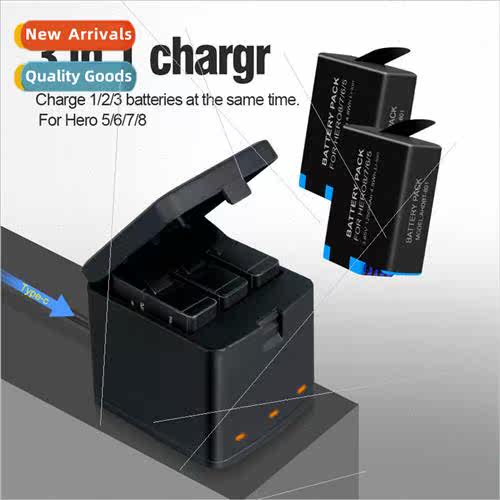 gopro hero8/7/6 battery charging kit hero8/7/6 multifunction