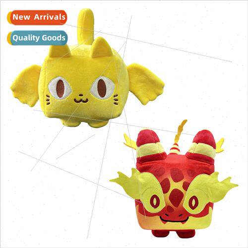 New big games cat yellow square cat plush dolls