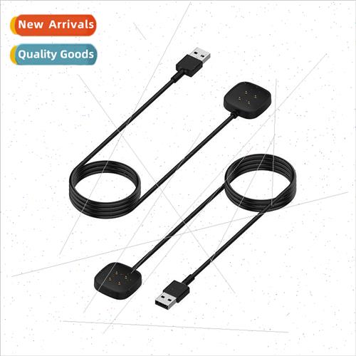 适用 Fitbit versa4/3 Sence2 watch magnetic charging cable ve