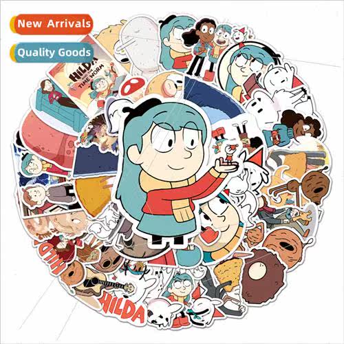 50 cartoon childrens animation Hilda personalized DIY decora