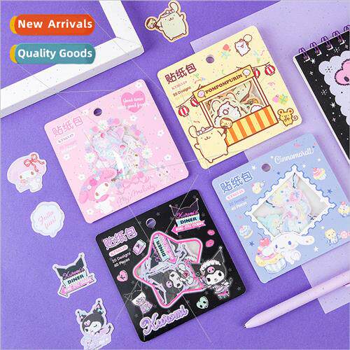 Sanrio series PET sticker pack  cute cartoon girl heart DIY