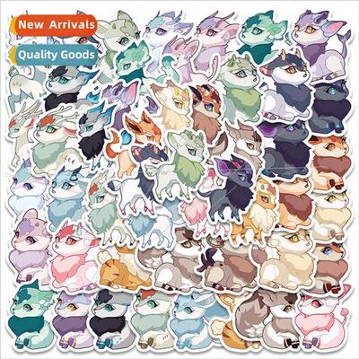 50 cartoon animation wind deer cartoon stickers suitcase gui