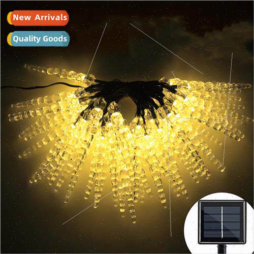 Solar Powered LED Colorful Flashing Ice Stripes Outdoor Wate