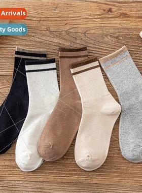 Socks womens mid-calf ins hundred with Mori high value simpl