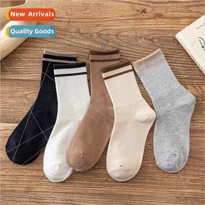 Socks womens mid-calf ins hundred with Mori high value simpl