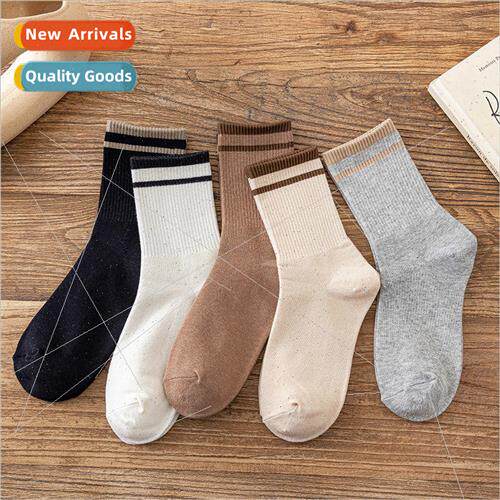 Socks womens mid-calf ins hundred with Mori high value simpl