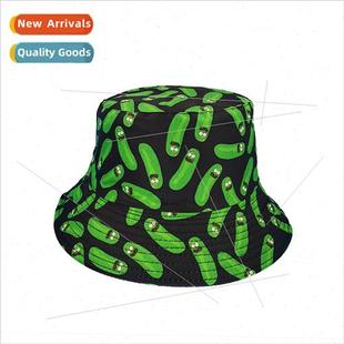 fisherman printing hat men women Small and cucumber