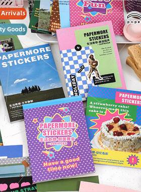 -adhesive sticker book life whimsical Korean INS  handbook d