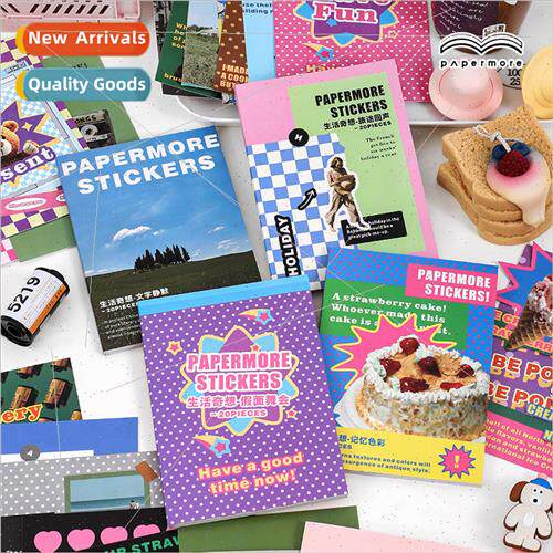 -adhesive sticker book life whimsical Korean INS  handbook d