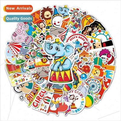 51 circus luggage stickers creative personality nd waterproo