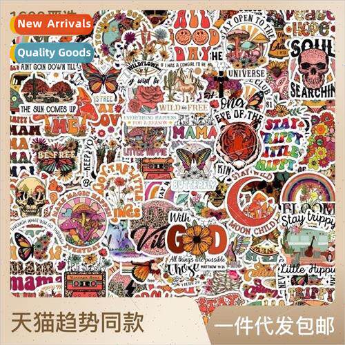 100 retro graffiti stickers car cell phone computer water cu
