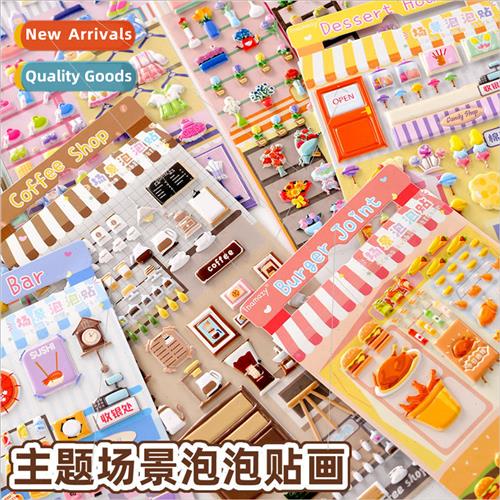 Cute childrens three-dimensional 3d handbook material Guca k