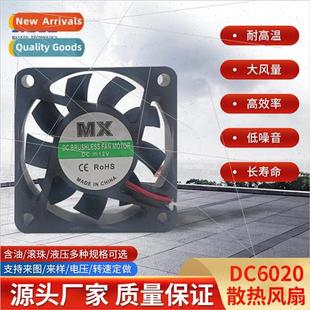 LED Larg 6020 Mute Supply Power Fan Cooling Ball Dual