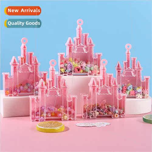 Childrens diy castle beading handmade beads cartoon puzzle t
