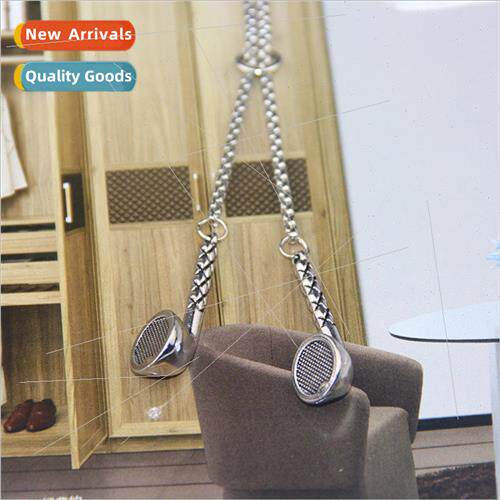 Necklace hip hop fashion music headphones earbuds pendant me