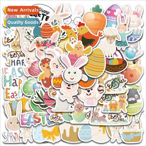 50 New Easter Holiday Doodle Stickers ggage Cell Phone Guita