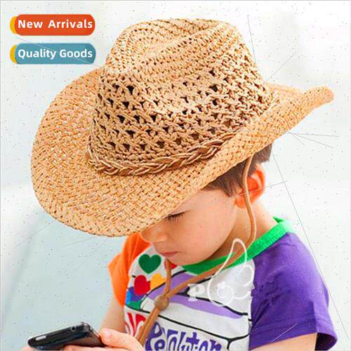 Adult childrens hats summer men and women western cowboy lar