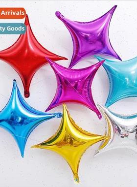 24 inch four-pointed star aluminum film balloon quadrangle s