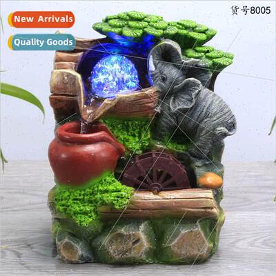 wigwam fountain water crafts bonsai humidifier mini flower m