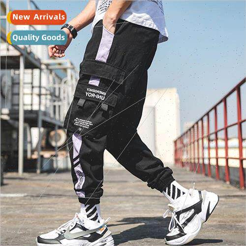 Japanese mens casual pants 2019 fall and winter loose nd dra