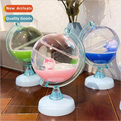 Bean family globe globe into the oil ornaments cute desktop