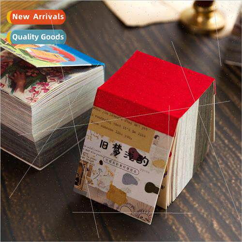 word the head material book empty floss series retro fresh l
