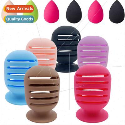 Beauty Egg licone Organizer Powder Puff Storage Rack Dustpro