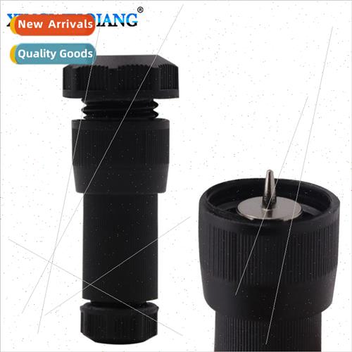 Tandem screwless rotary piercing terminal block with pin pie