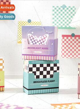 Noboribetsu Poetry Collection Checkerboard Sticky Note Book