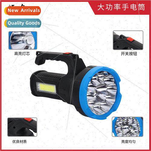 New plastic LED flashlight COB high brightness long life por