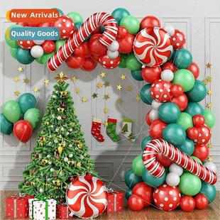 Kit With Blue Balloon Gree Balloons Arch Candy Christmas Red