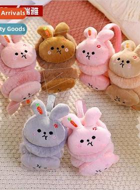 Childrens students cartoon ear muffs female winter ear warmi
