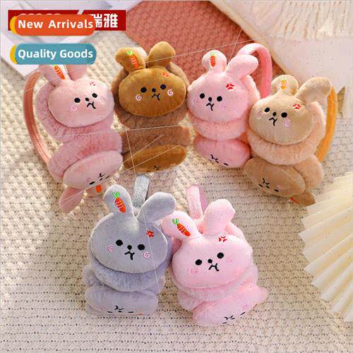Childrens students cartoon ear muffs female winter ear warmi