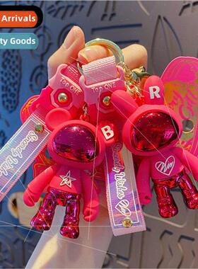 Cartoon peach gift bunny doll keychain nd exquisite cute cou