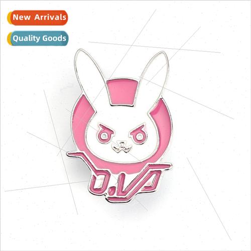 Anime  watchman pioneer rabbit metal brooch film and  person