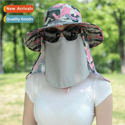 Detachable hat female outdoor summer 360 degrees anti-mosqui