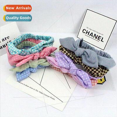 2016 new Korean  of childrens hair accessories Square polka