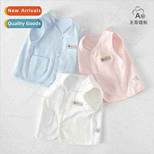 Baby vest spring and autumn thin section of cotton girls sho