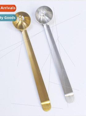 Stainless Steel  Handle Leaky Spoon Leaky Spoon Olive Spoon