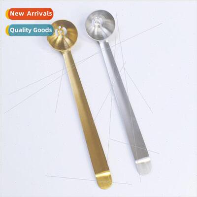 Stainless Steel  Handle Leaky Spoon Leaky Spoon Olive Spoon