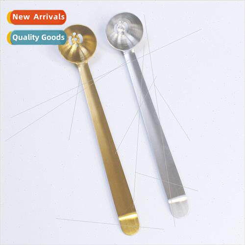 Stainless Steel  Handle Leaky Spoon Leaky Spoon Olive Spoon