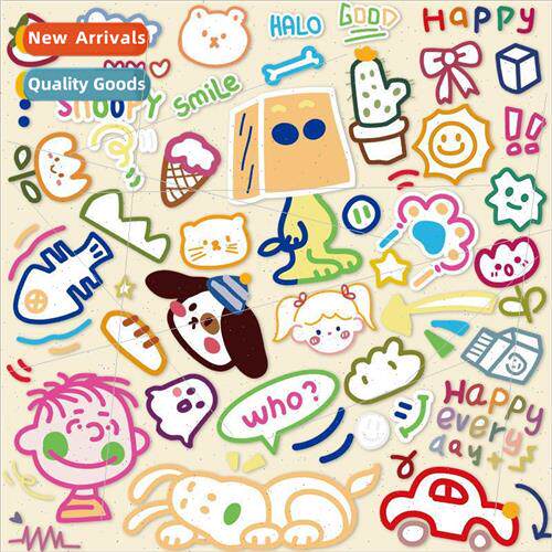 Cartoon cute anime graffiti total mobility Snoopy Charlie st