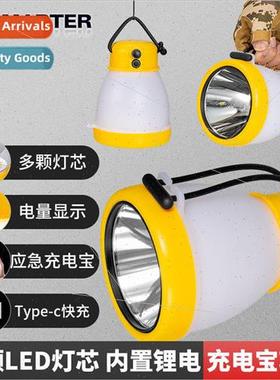 Outdoor portable camping light flashlight LED lithium batter