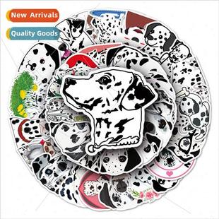 dog luggage stickers creative spotted scooter waterpr pcs