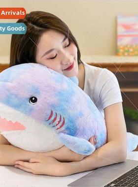 New small shark plush toys plop pillow cute shark pillow plo