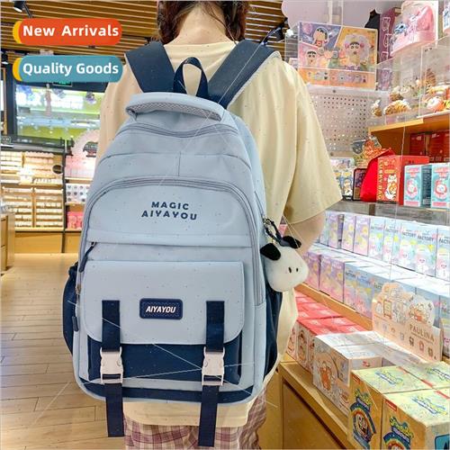Elementary school students spine protection backpack new lar