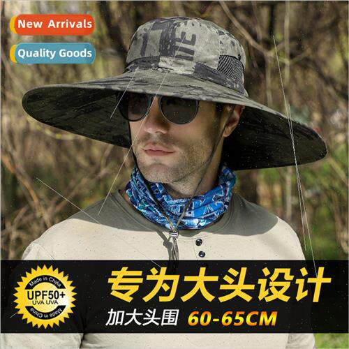 Big head circumference hat mens summer outdoor sunshade larg