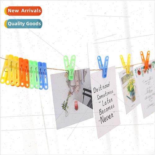 Plastic clothespin clothes drying clip thickened durable win